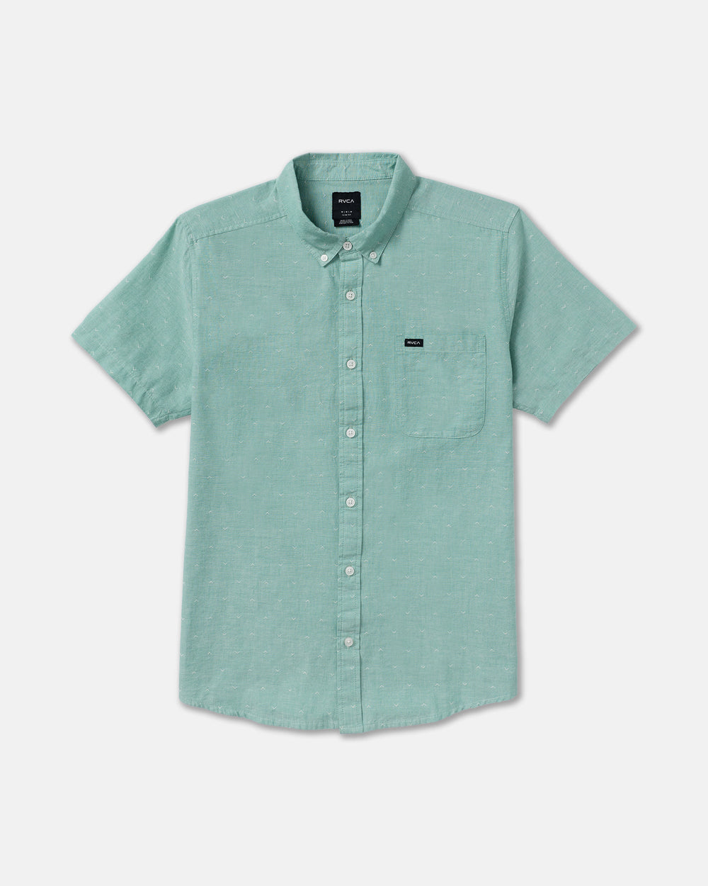 That'll Do Dobby Short Sleeve Shirt - Bottle Green | RVCA US