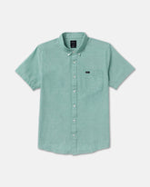 That'll Do Dobby Short Sleeve Shirt - Bottle Green | RVCA US
