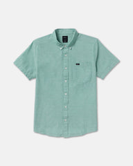 That'll Do Dobby Short Sleeve Shirt - Bottle Green | RVCA US