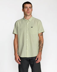 That'll Do Dobby Short Sleeve Shirt - Laurel Green | RVCA for sale