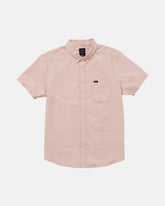 That'll Do Dobby Short Sleeve Shirt - Peach | RVCA near me