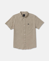 That'll Do Dobby Short Sleeve Shirt - Sand | RVCA for sale