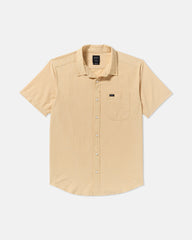 That'll Do Dobby Short Sleeve Shirt - Toasted | RVCA near me