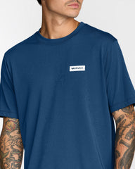 Icon Short Sleeve Tee - Dark Denim | RVCA sale