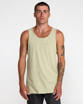 PTC Pigment Tank - Light Olive | RVCA outlet