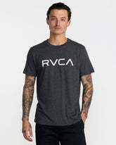 Big RVCA Short Sleeve Tee - Black/White | RVCA discount