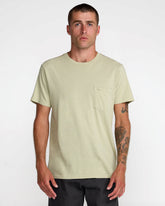 PTC 2 Pigment Short Sleeve Tee - Light Olive | RVCA near me