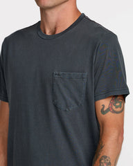 PTC 2 Pigment Short Sleeve Tee - Pirate Black | RVCA on sale