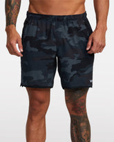 Yogger Stretch 17" Short - Camo | RVCA online