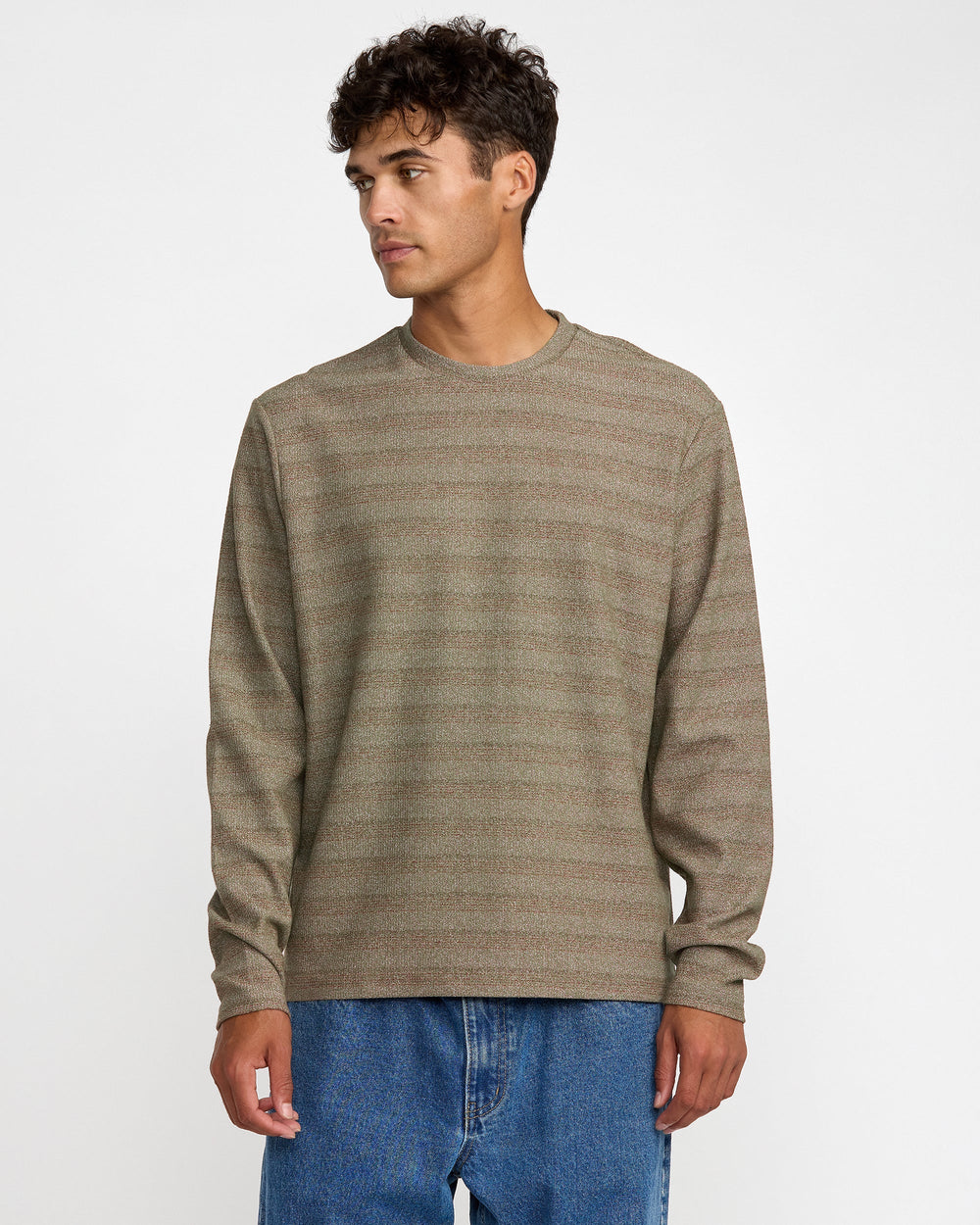 Vacancy Long Sleeve Shirt - Mushroom | RVCA sale