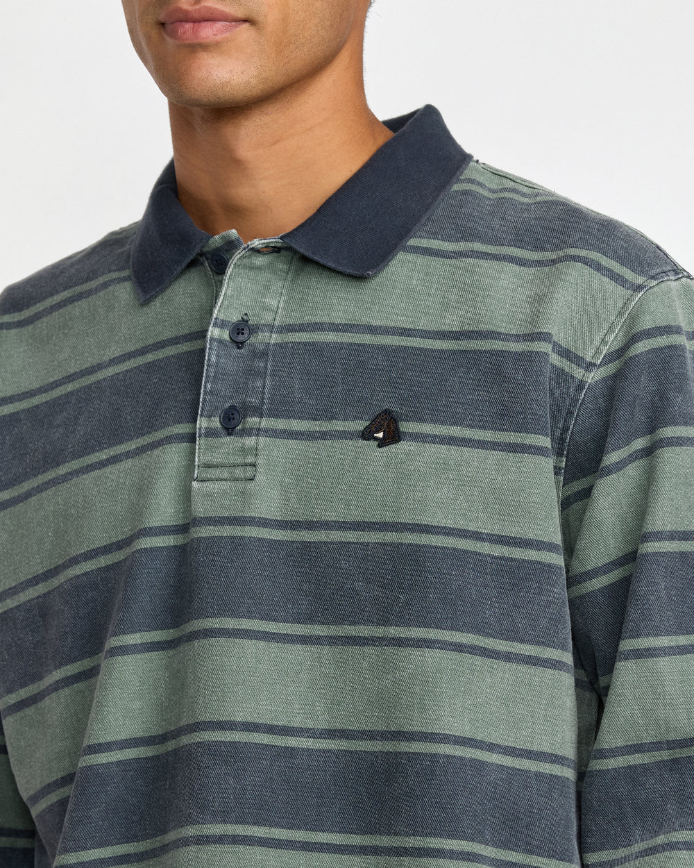 KSL Long Sleeve Polo - Balsam Green | RVCA outlet