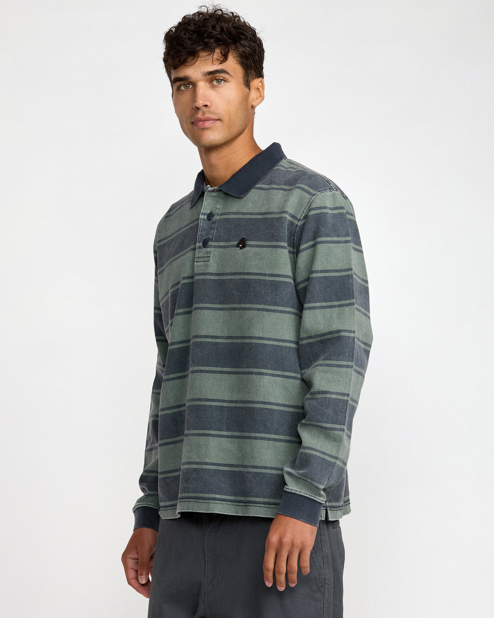 KSL Long Sleeve Polo - Balsam Green | RVCA outlet