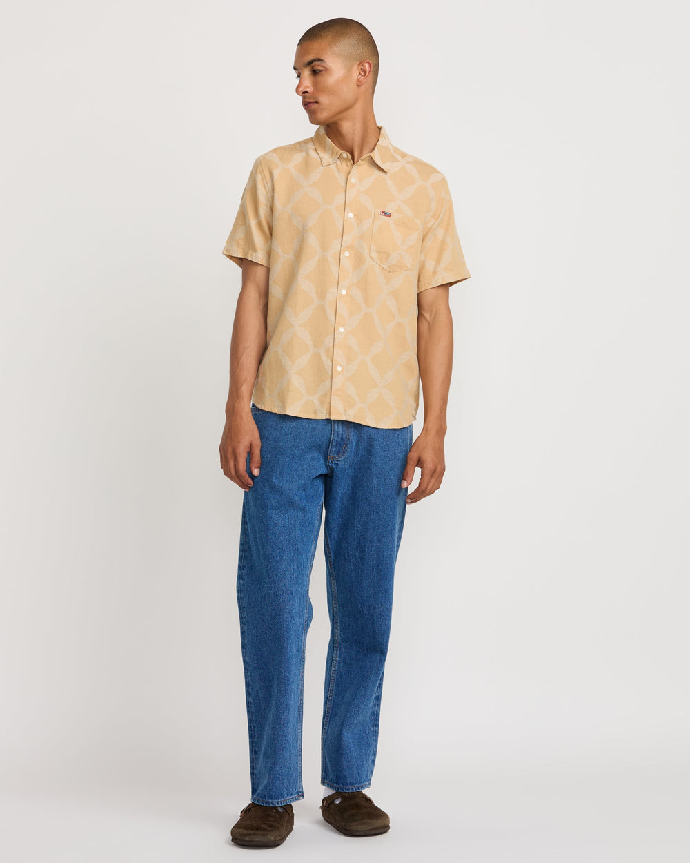 LA Ornament Short Sleeve Shirt - Ochre | RVCA US