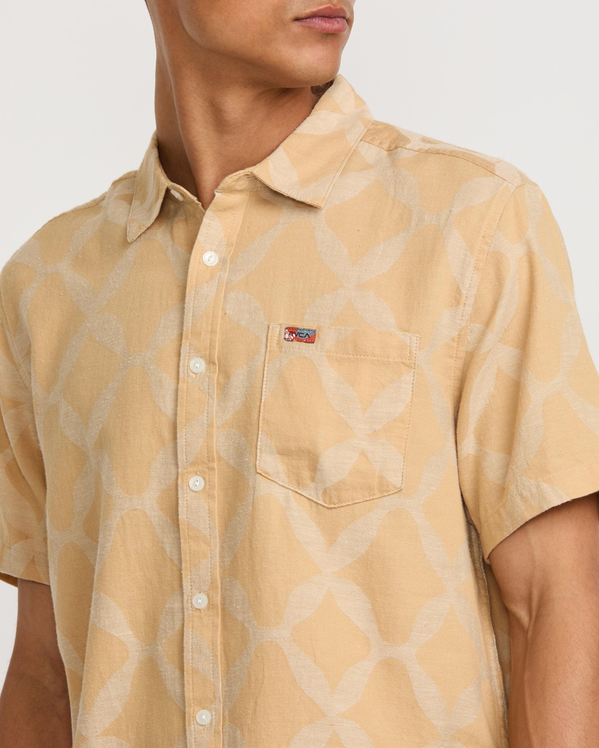 LA Ornament Short Sleeve Shirt - Ochre | RVCA US