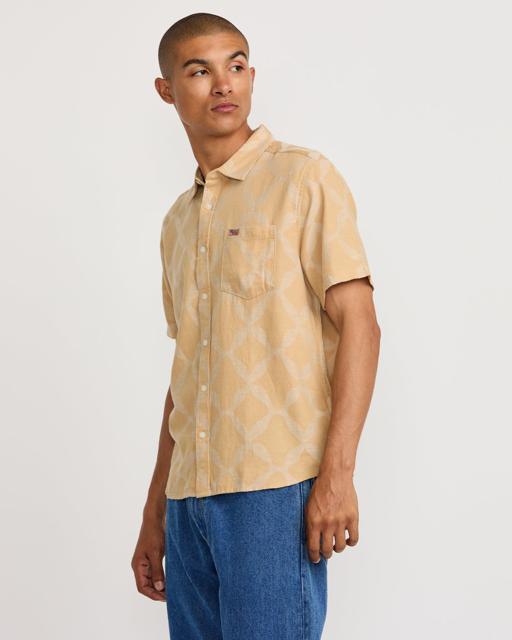 LA Ornament Short Sleeve Shirt - Ochre | RVCA US