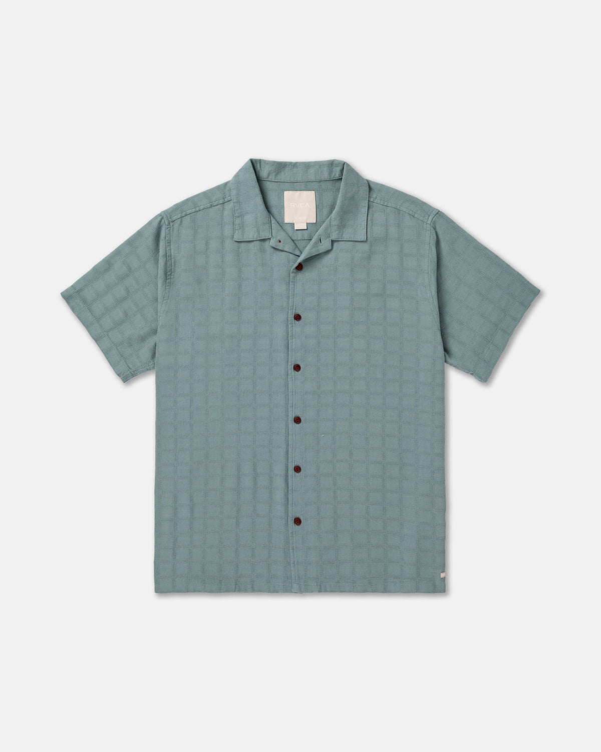 Vacancy Short Sleeve Shirt - Lead | RVCA for sale
