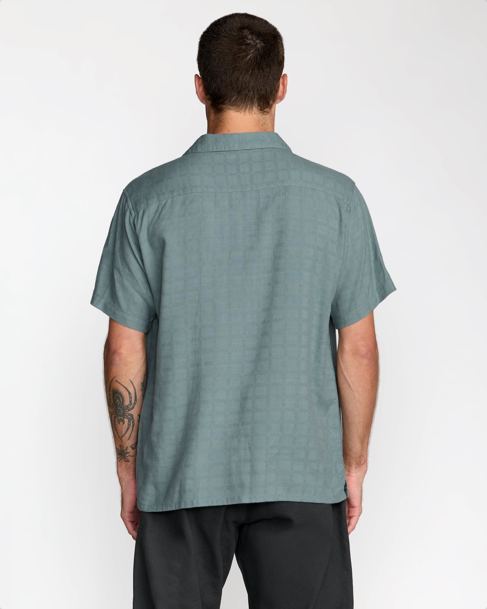 Vacancy Short Sleeve Shirt - Lead | RVCA for sale