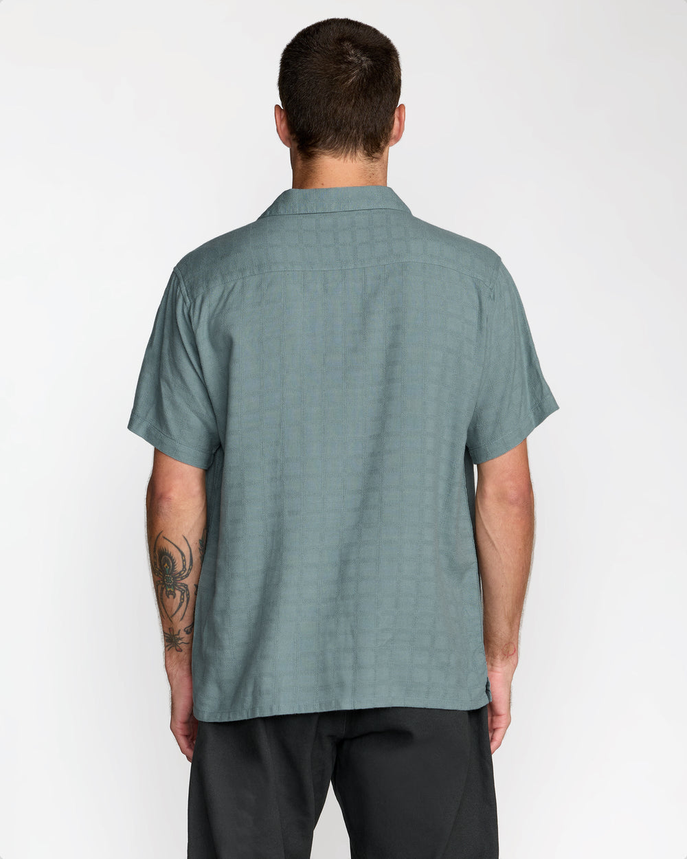Vacancy Short Sleeve Shirt - Lead | RVCA for sale