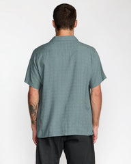 Vacancy Short Sleeve Shirt - Lead | RVCA for sale