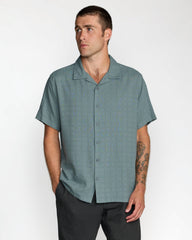 Vacancy Short Sleeve Shirt - Lead | RVCA for sale