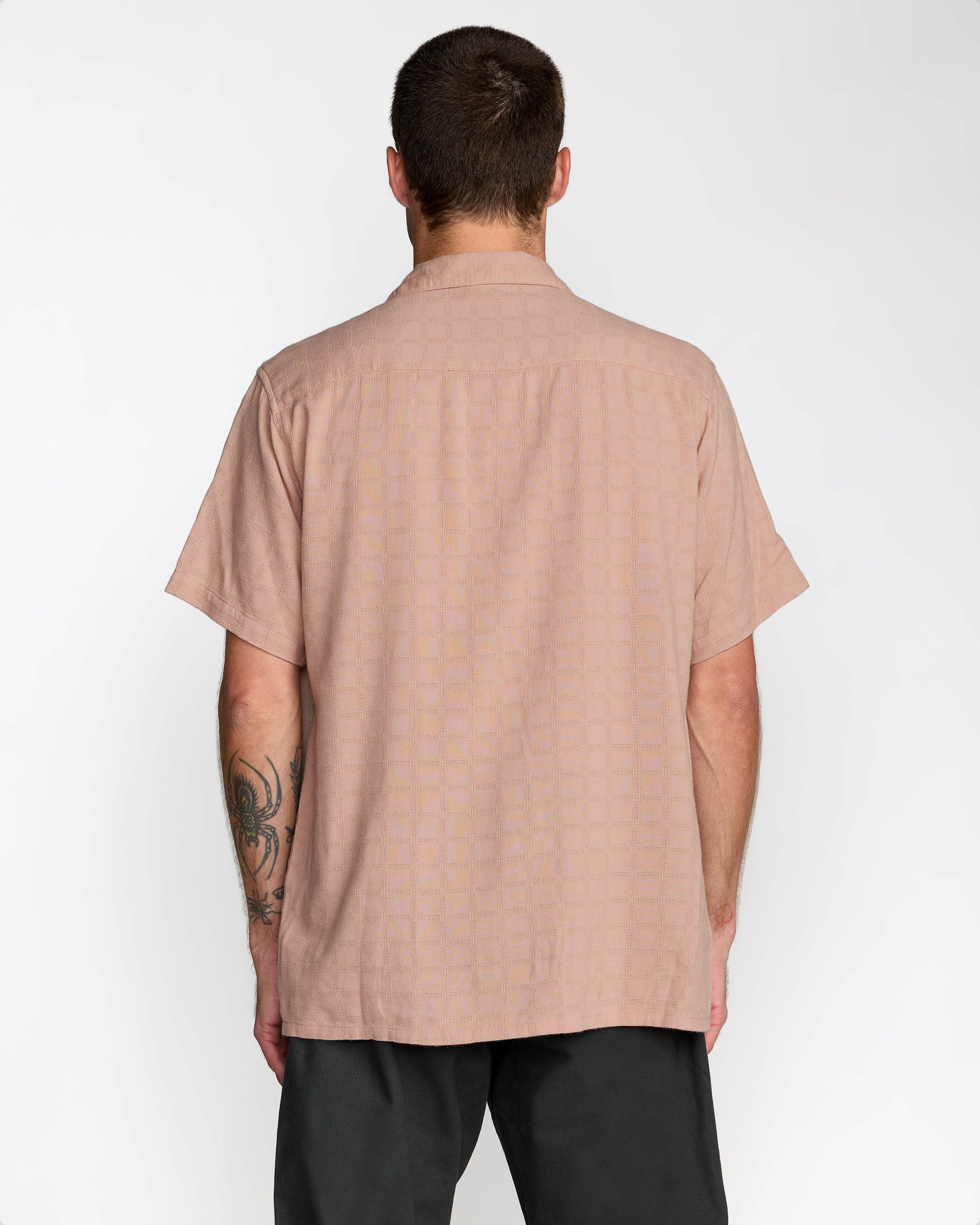 Vacancy Short Sleeve Shirt - Pale Mauve | RVCA on sale