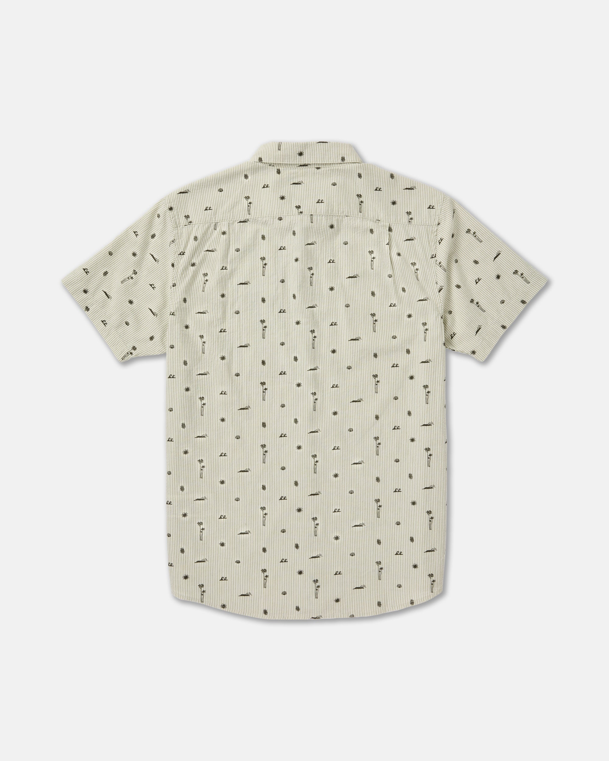 That'll Do Seersucker Shirt - Ranger Green | RVCA online