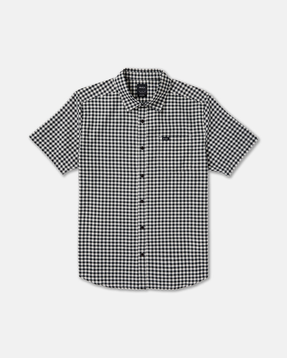 Overspray Short Sleeve Shirt - Black White | RVCA sale