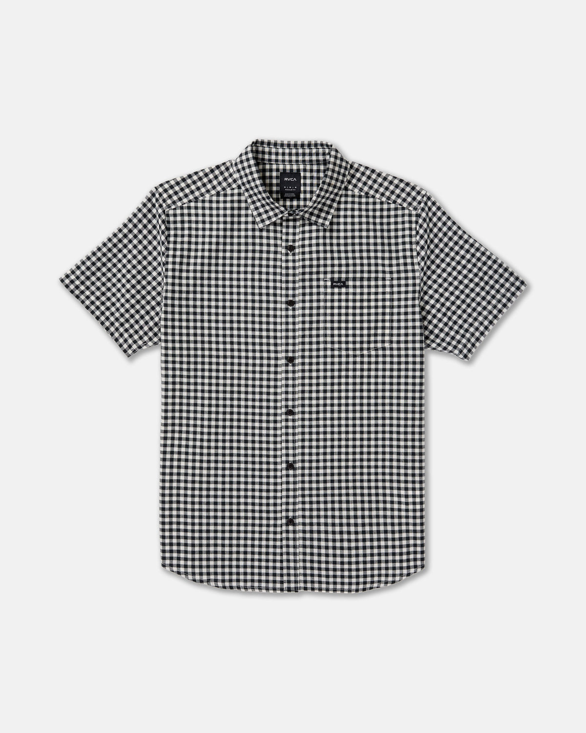 Overspray Short Sleeve Shirt - Black White | RVCA sale