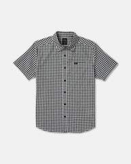 Overspray Short Sleeve Shirt - Black White | RVCA sale