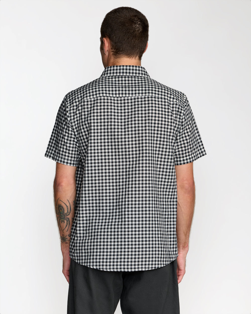 Overspray Short Sleeve Shirt - Black White | RVCA sale