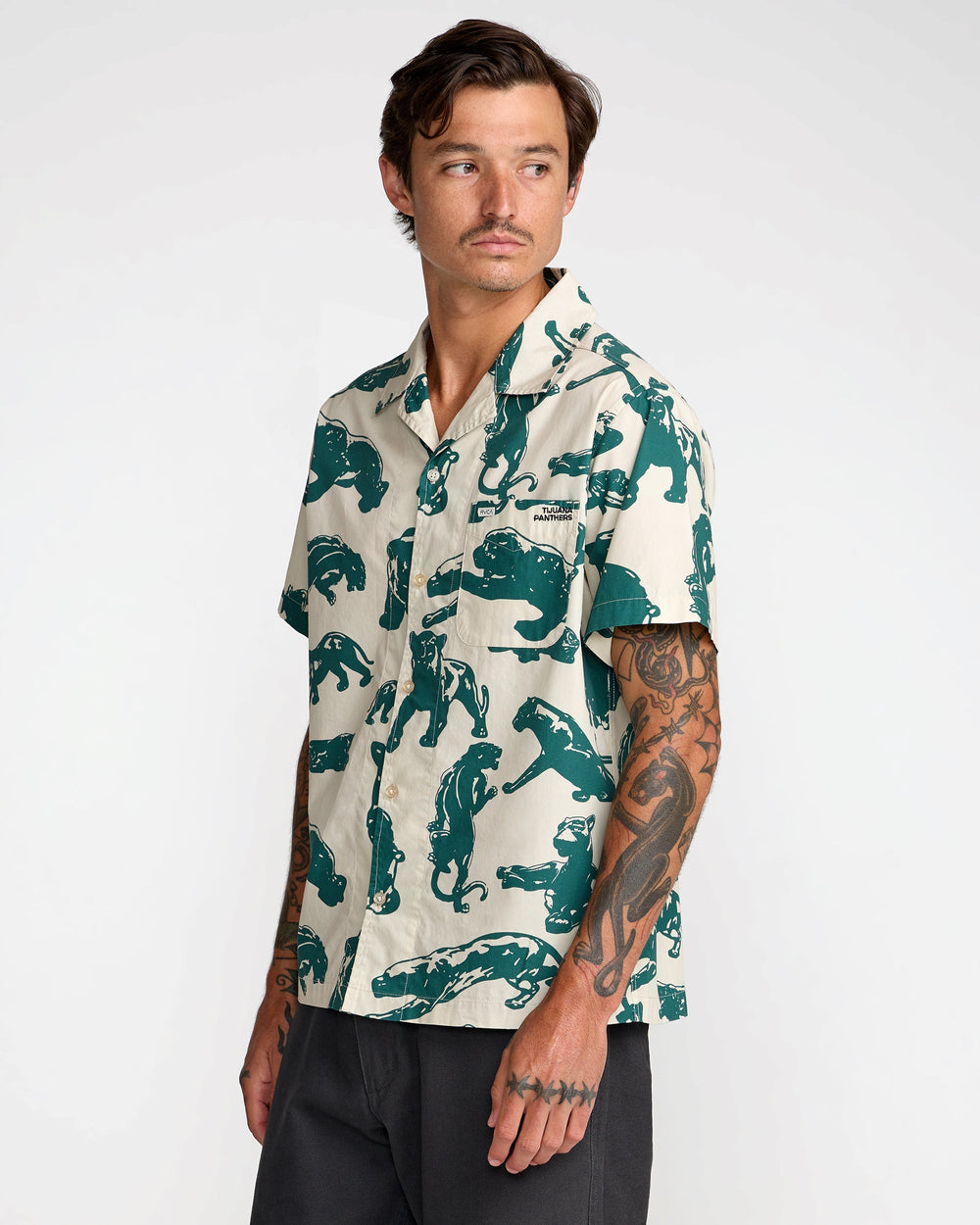 TJP All Over Short Sleeve Shirt - Ceramic | RVCA US