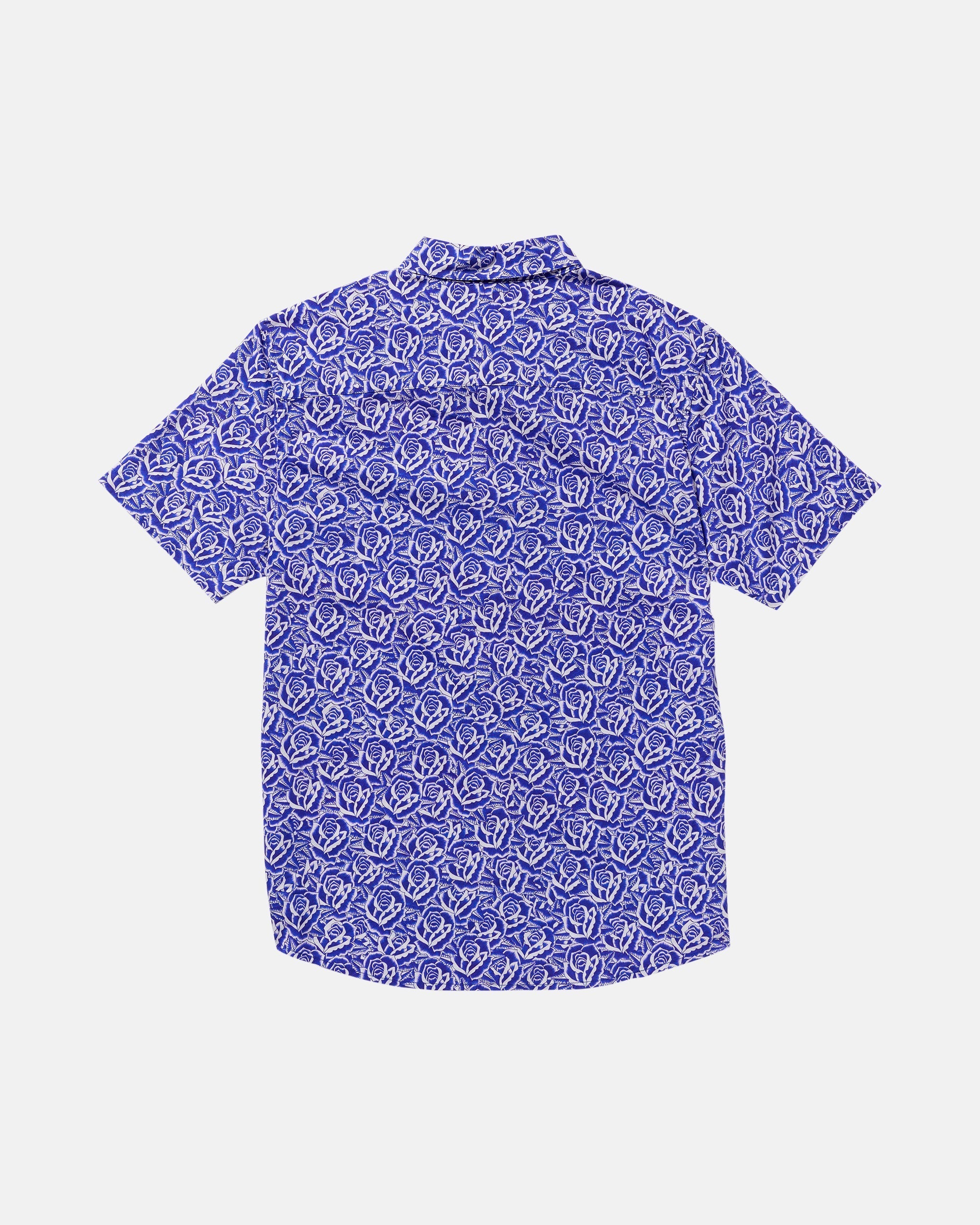 Barba Roses Short Sleeve Shirt - Light Blue | RVCA US