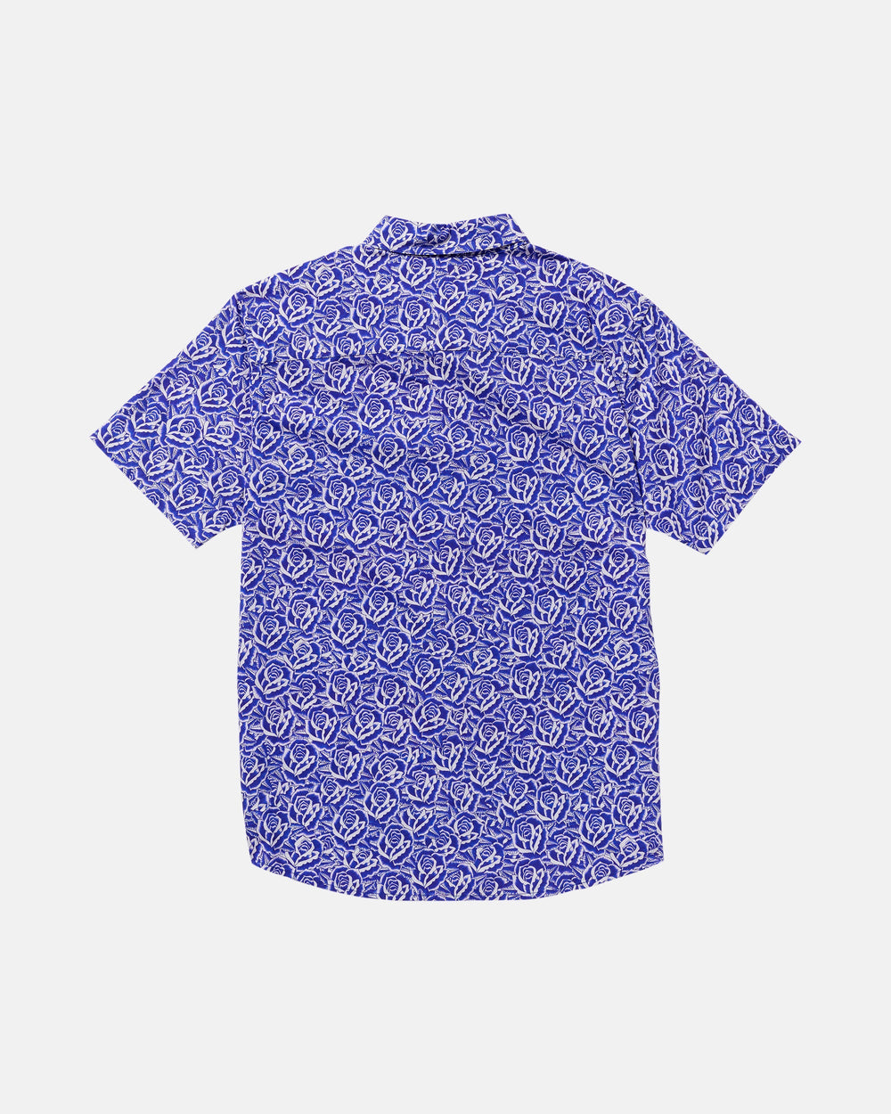 Barba Roses Short Sleeve Shirt - Light Blue | RVCA US