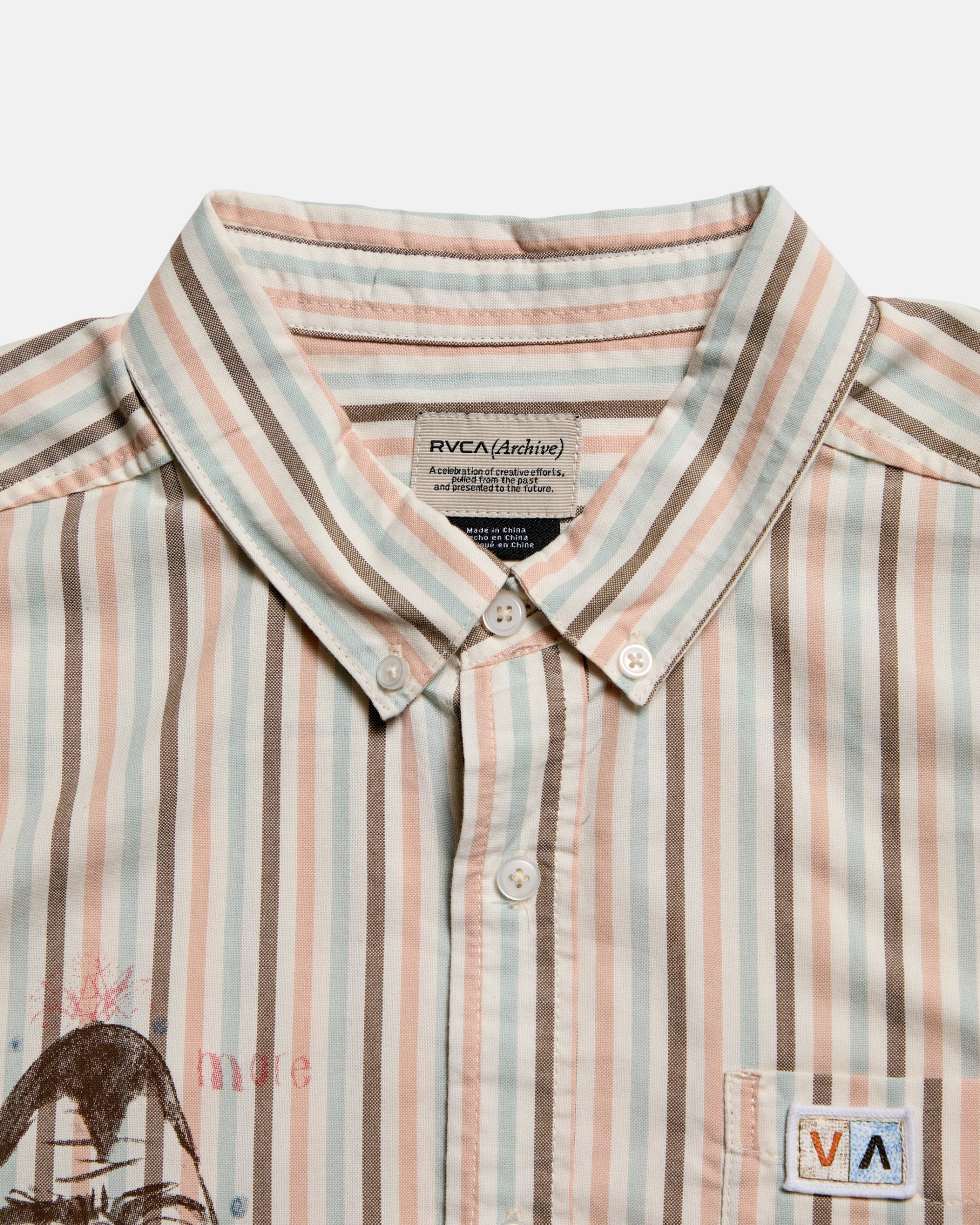 Jacobs Archive Stripe Short Sleeve Shirt - Multi Stripe | RVCA sale
