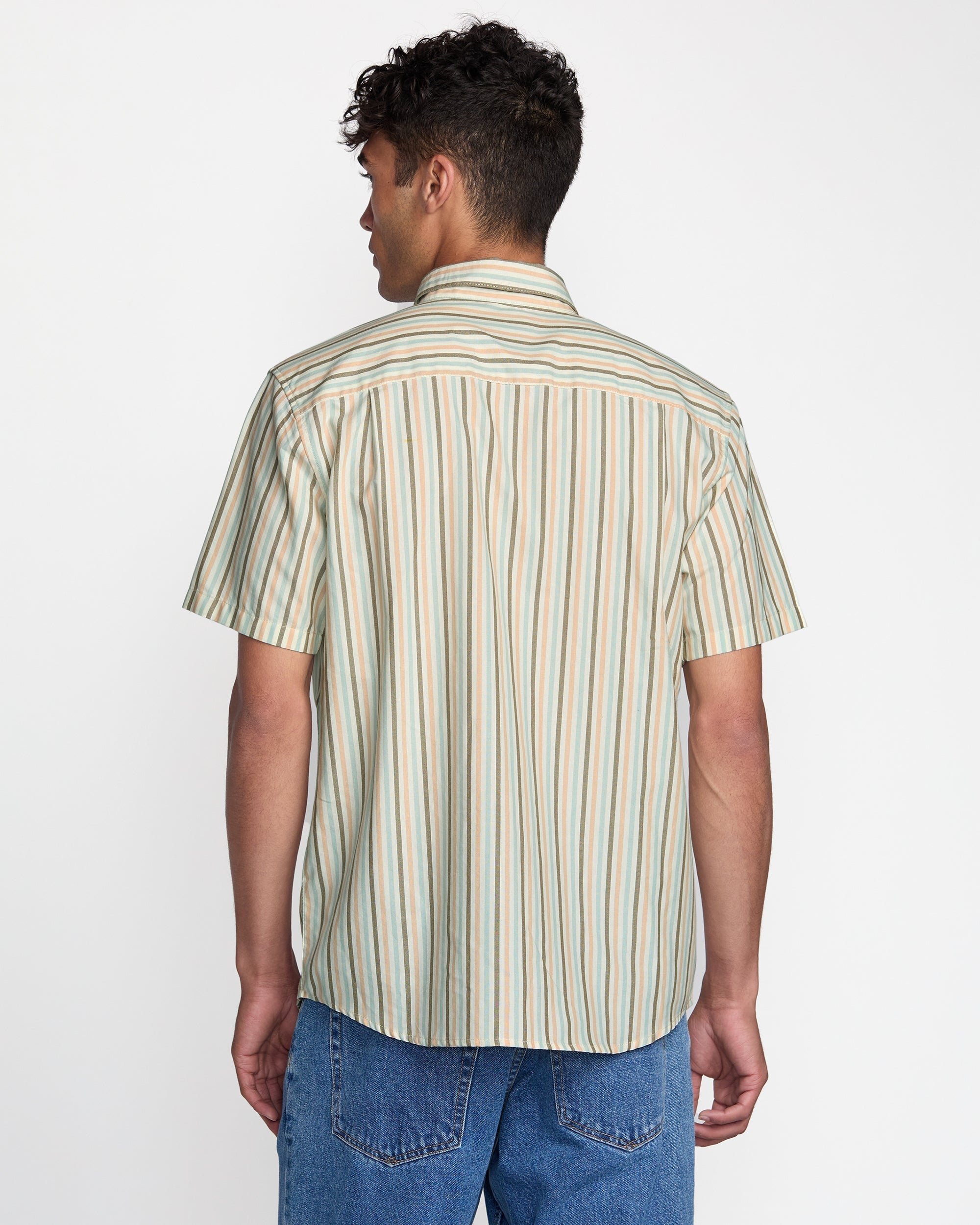 Jacobs Archive Stripe Short Sleeve Shirt - Multi Stripe | RVCA sale