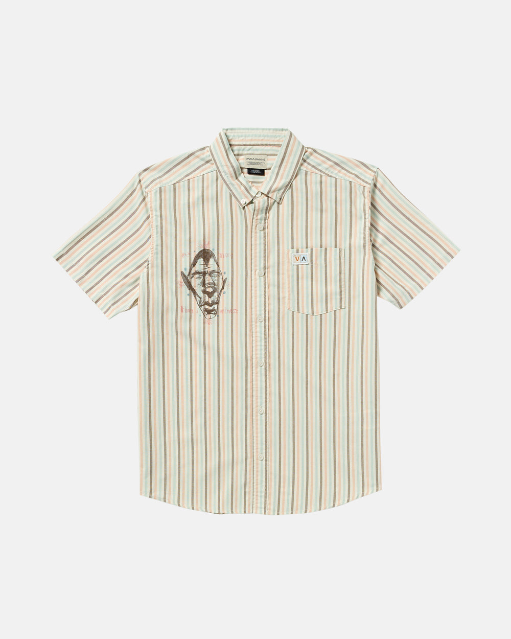 Jacobs Archive Stripe Short Sleeve Shirt - Multi Stripe | RVCA sale