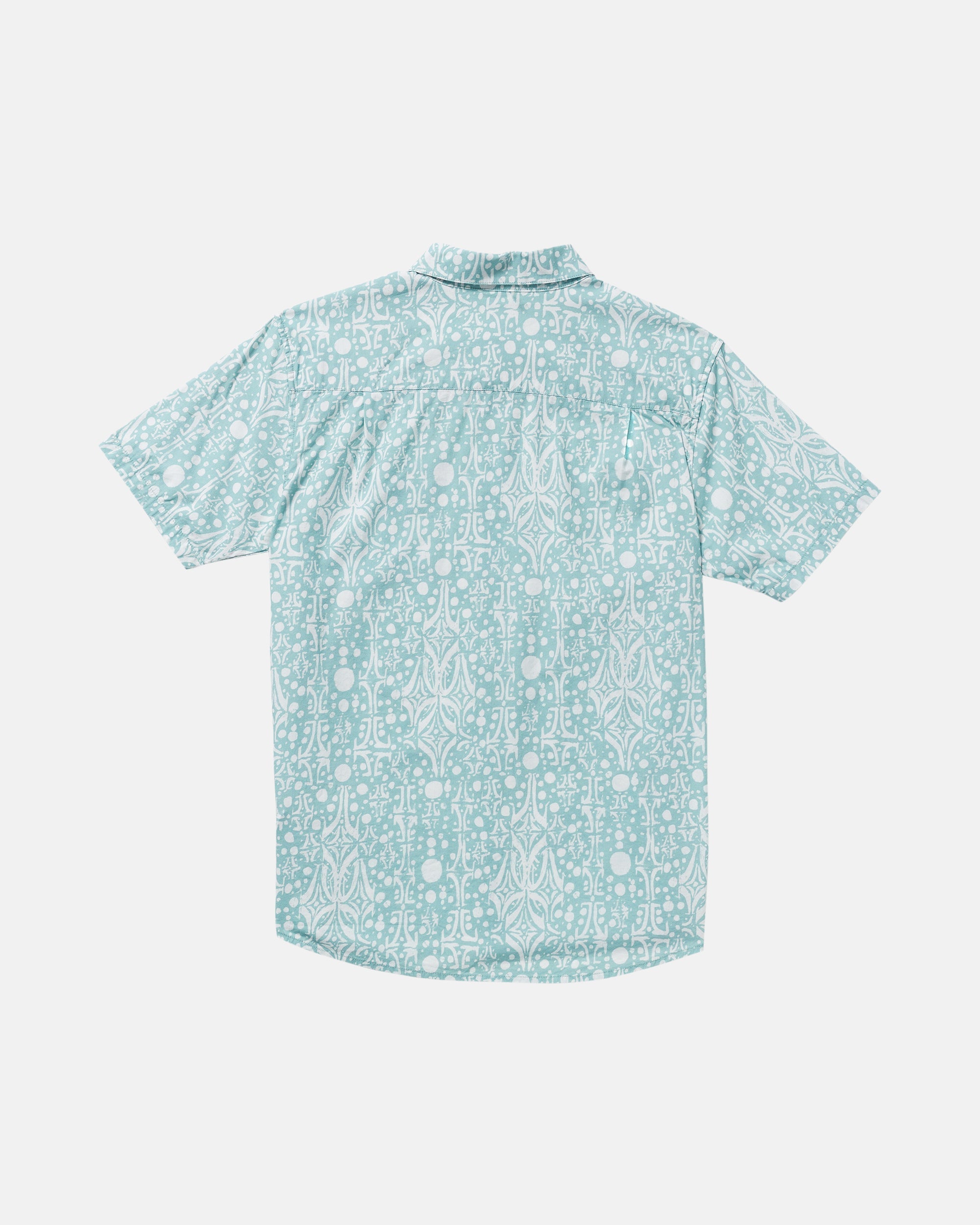 Jacobs Archive Print Short Sleeve Shirt - Blue Haze | RVCA outlet