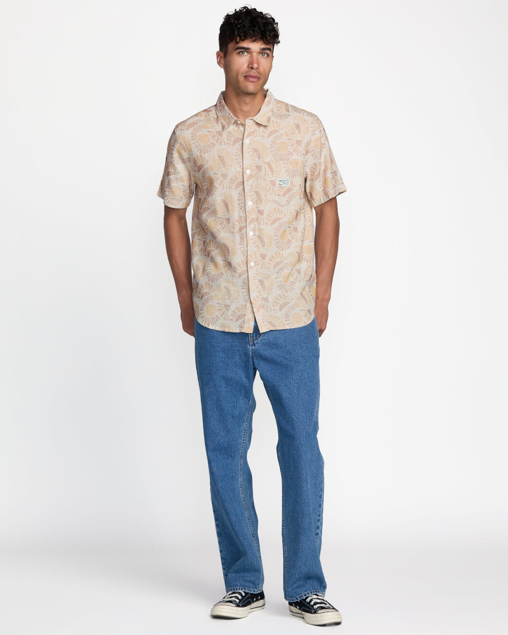 Exotica II Short Sleeve Shirt - Natural Sun | RVCA discount