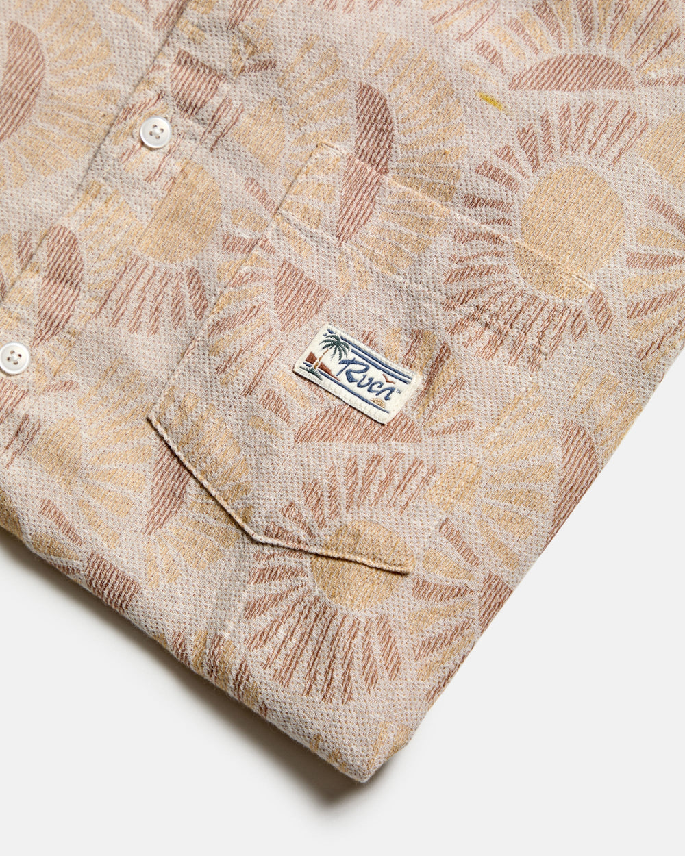 Exotica II Short Sleeve Shirt - Natural Sun | RVCA discount