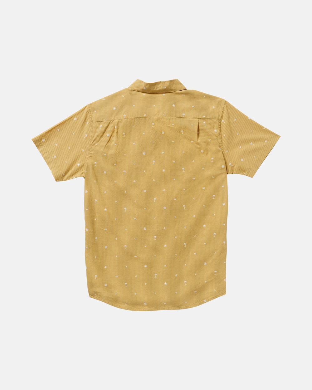 Exotica Seersucker Short Sleeve Shirt - Ochre | RVCA online