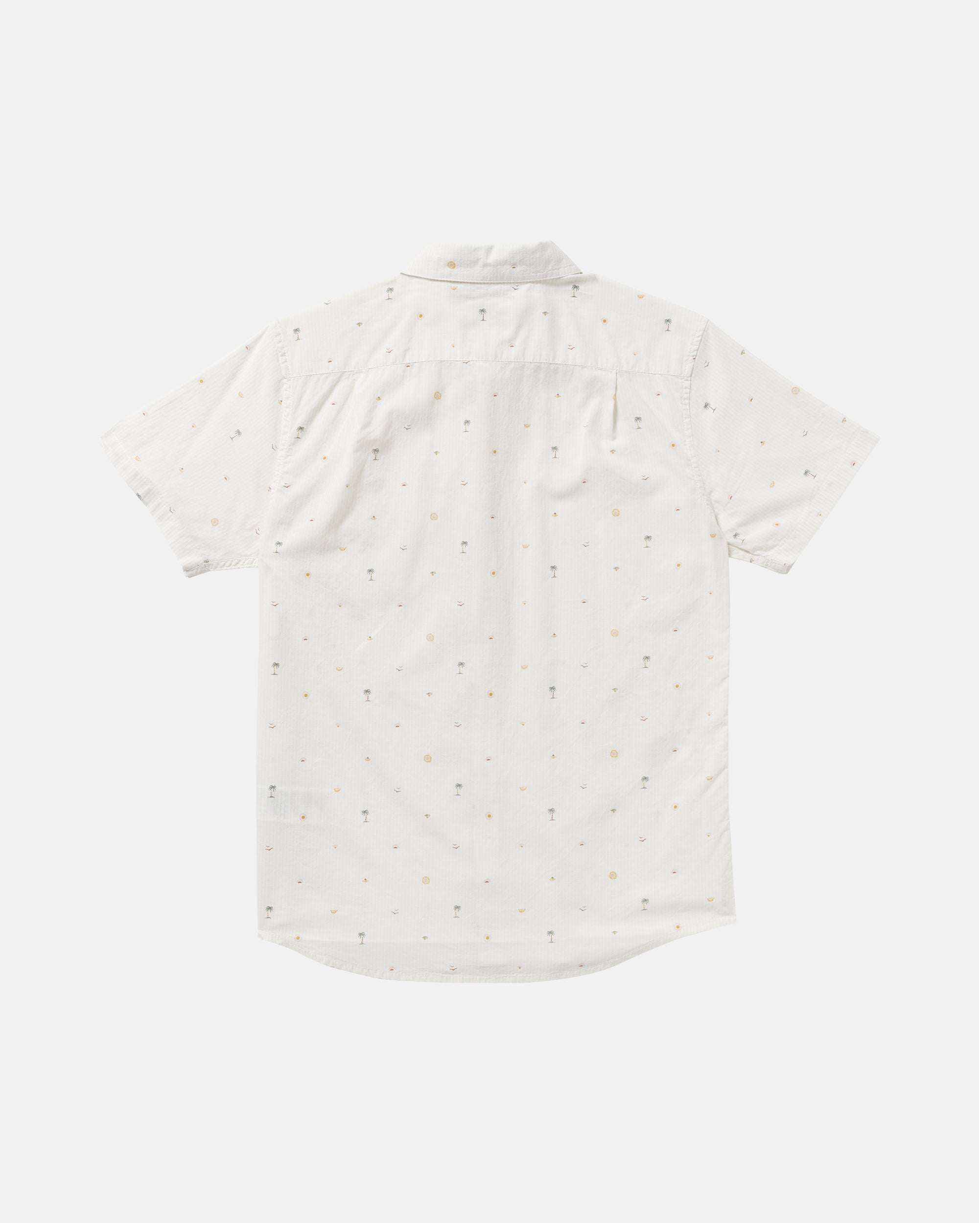 Exotica Seersucker Short Sleeve Shirt - White | RVCA sale