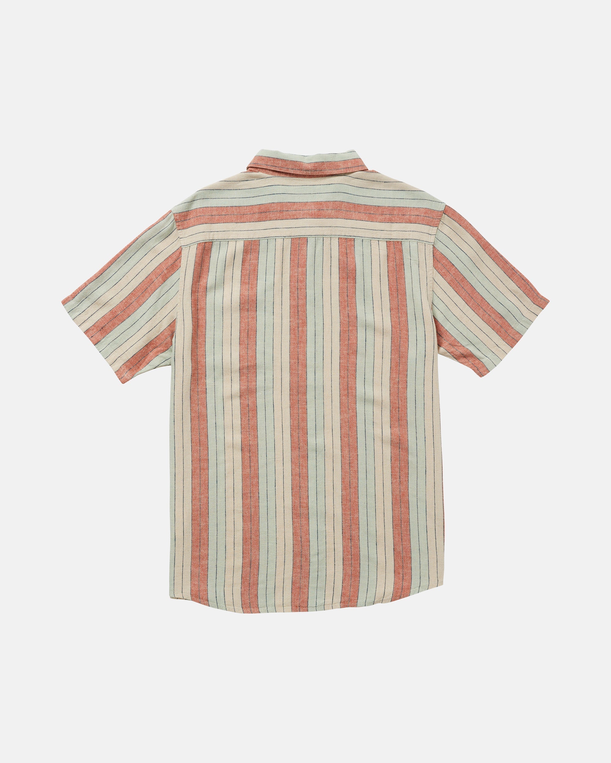 Alvarado Stripe Short Sleeve Shirt - Ceramic | RVCA on sale