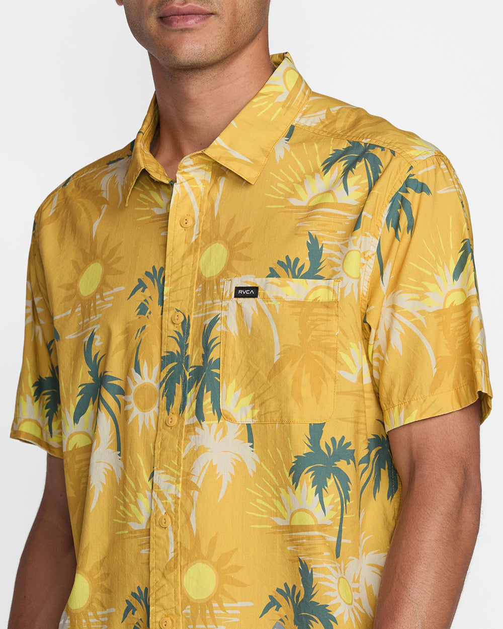 Sunsets Short Sleeve Shirt - Saffron | RVCA sale
