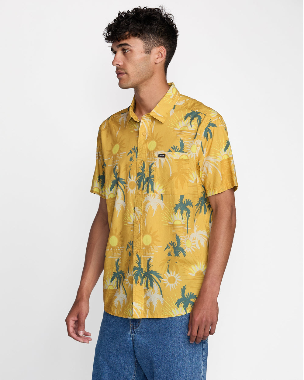Sunsets Short Sleeve Shirt - Saffron | RVCA sale