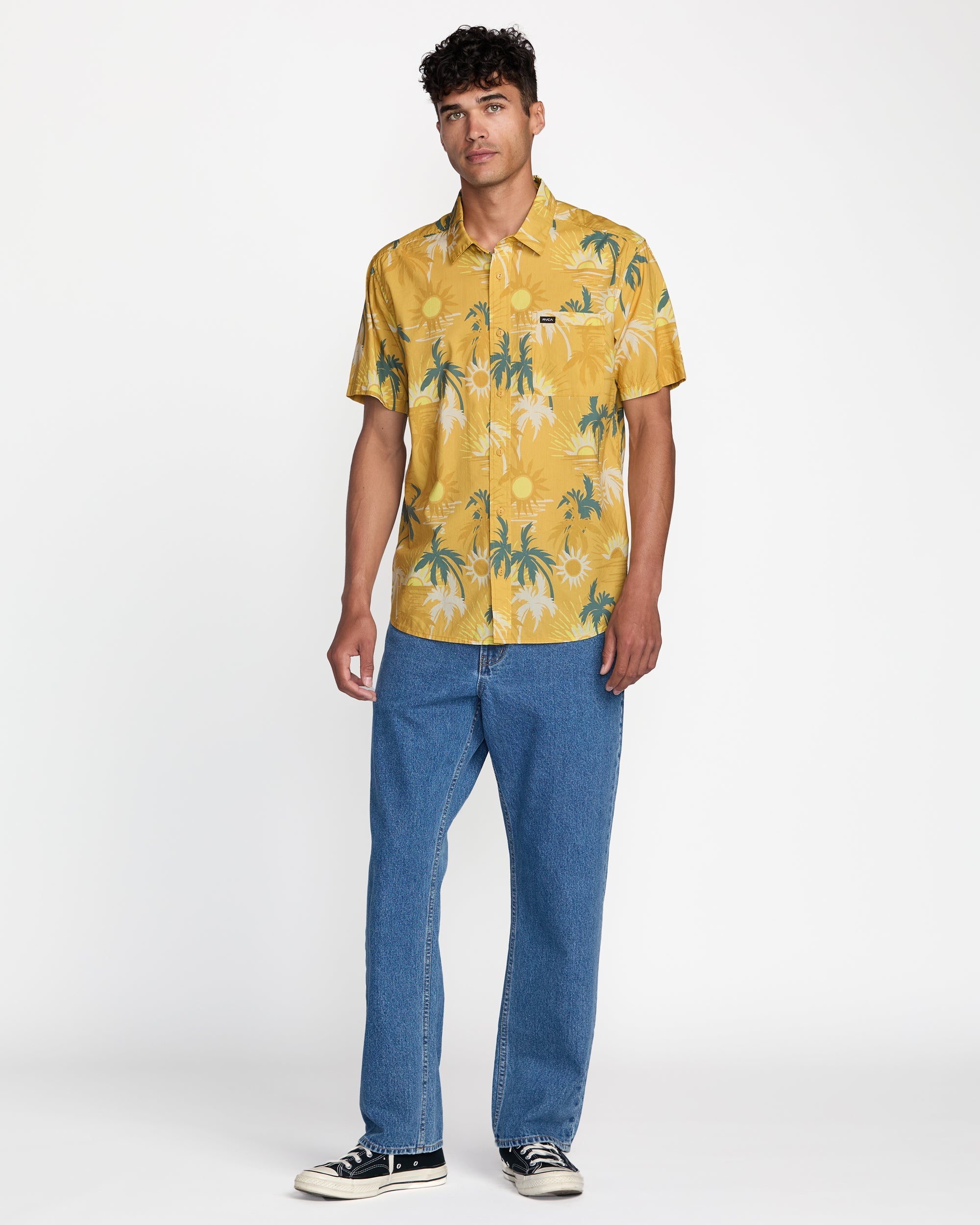 Sunsets Short Sleeve Shirt - Saffron | RVCA sale
