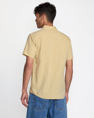 That'll Do Stripe Short Sleeve Shirt - Natural | RVCA for sale