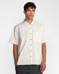 Alohana Short Sleeve Shirt - Natural | RVCA for sale