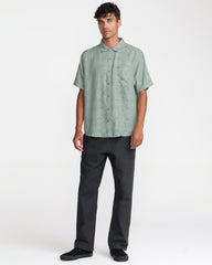 Mellowist Short Sleeve Shirt - Jade | RVCA on sale