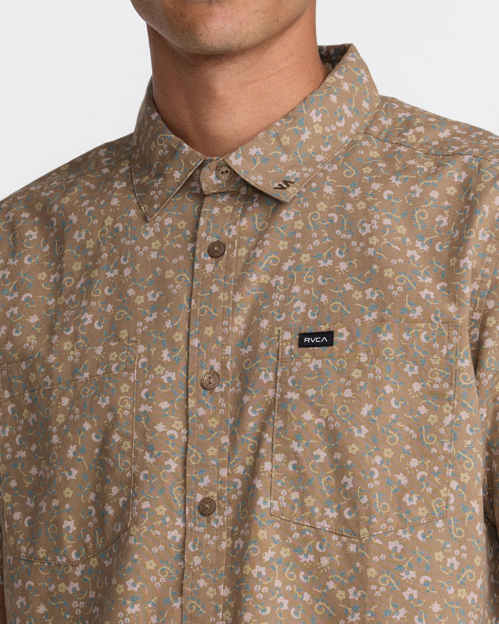 Breezy Short Sleeve Shirt - Coyote | RVCA on sale