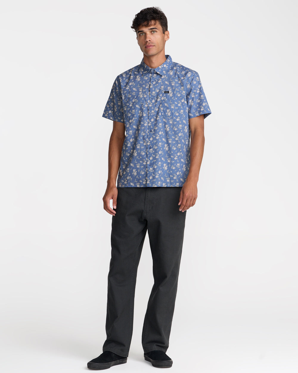 Breezy Short Sleeve Shirt - Vintage Blue | RVCA near me
